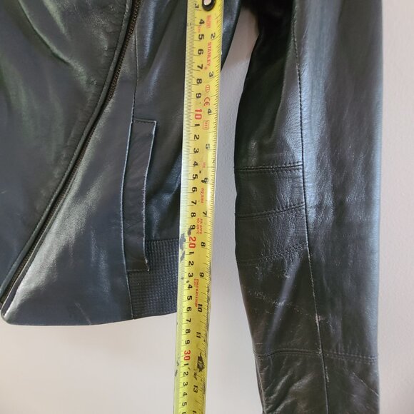 Guess by Marciano 2000s Vintage Grey Leather Jacket - Picture 15 of 16